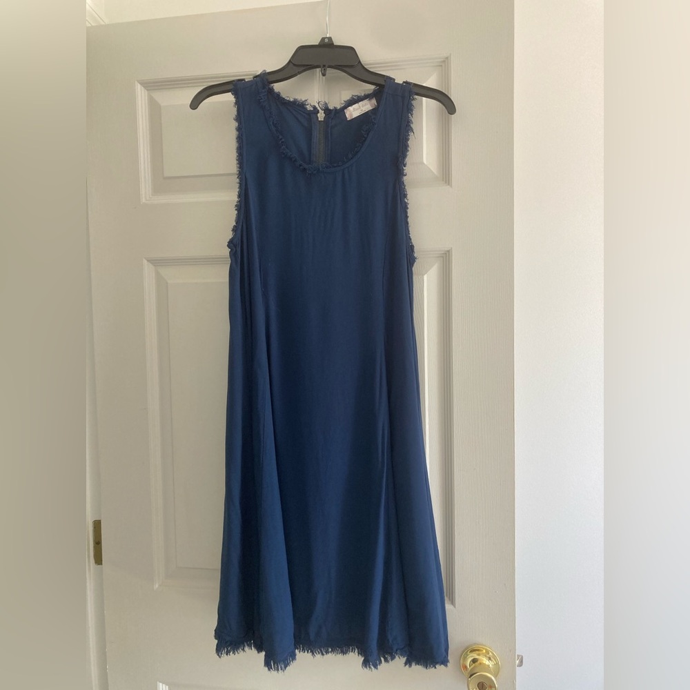Navy blue Altar’d State Midi Dress